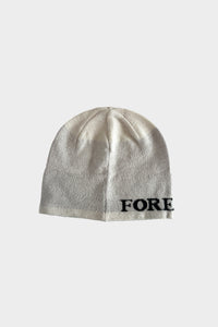 FFUJJI x Foreign Vintage Spiral Beanie Cloud Indigo Onyx - Outdoor trail beanie collaboration back view