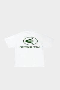 FFUJJI Festival De FFUJJI T-Shirt White - Hiking outdoor lifestyle tee back view