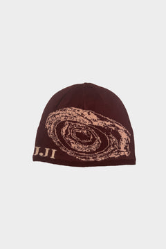 SPIRAL BEANIE (MAROON/SALMON/TUSCAN)