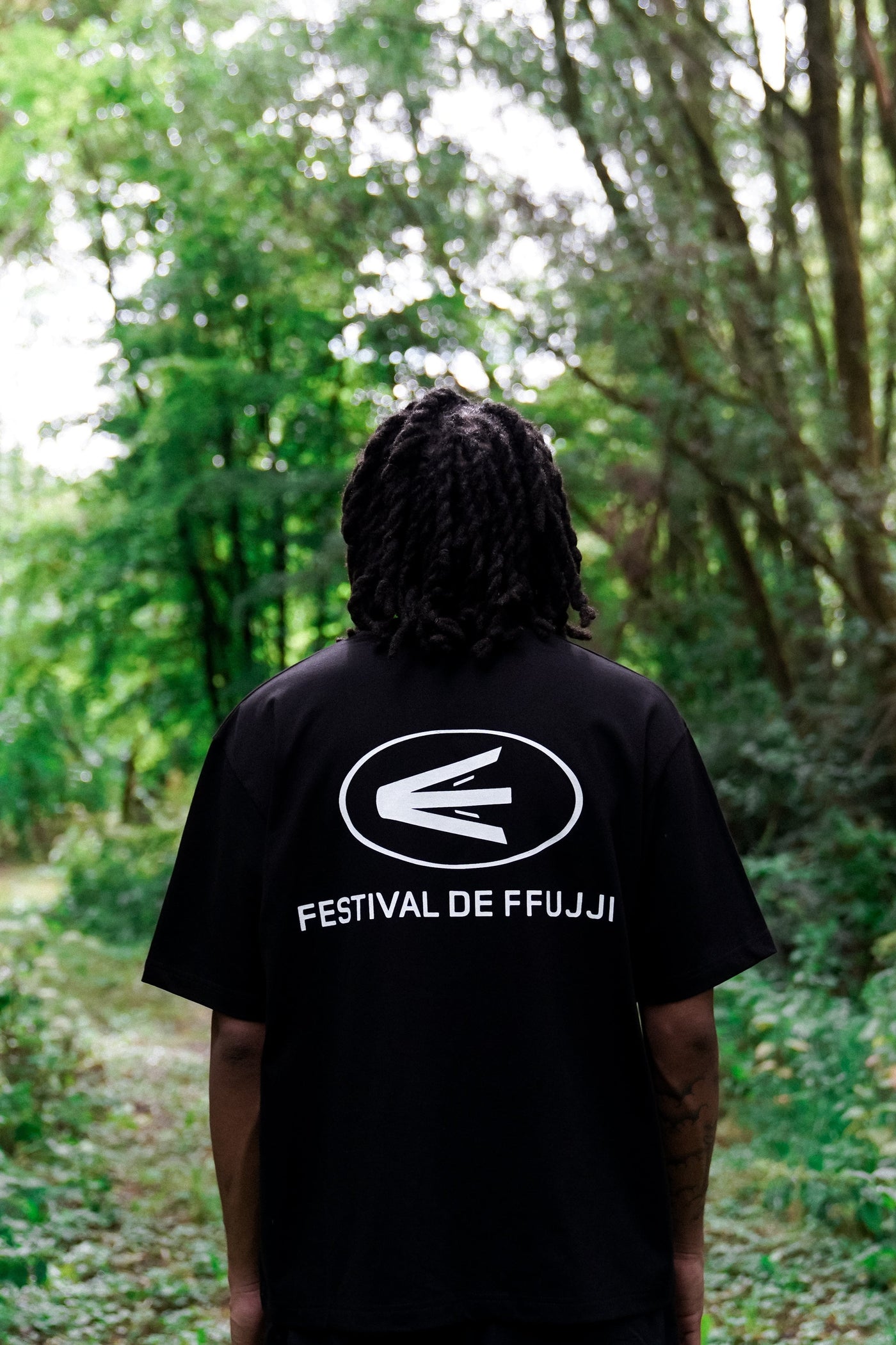 FFUJJI Festival De FFUJJI T-Shirt Black lifestyle - Japanese hiking and outdoor culture tee
