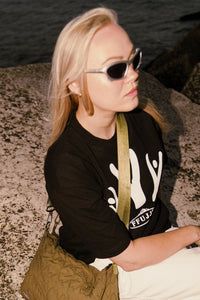 FFUJJI Communal T-Shirt Black editorial - Japanese hiking and outdoor community inspired apparel