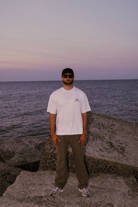 FFUJJI Festival De FFUJJI T-Shirt White worn outdoors - Japanese mountain culture inspired streetwear
