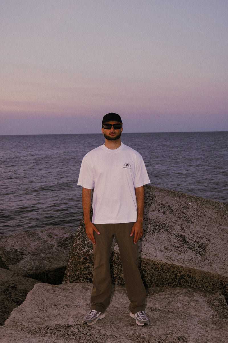 FFUJJI Festival De FFUJJI T-Shirt White worn outdoors - Japanese mountain culture inspired streetwear