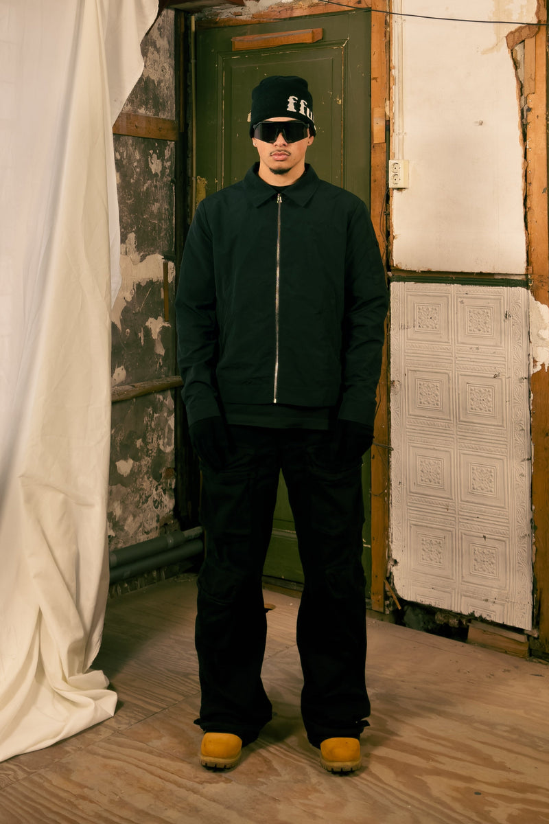FFUJJI Articu Beanie Noir lookbook - Japanese mountain-inspired cold weather hiking beanie