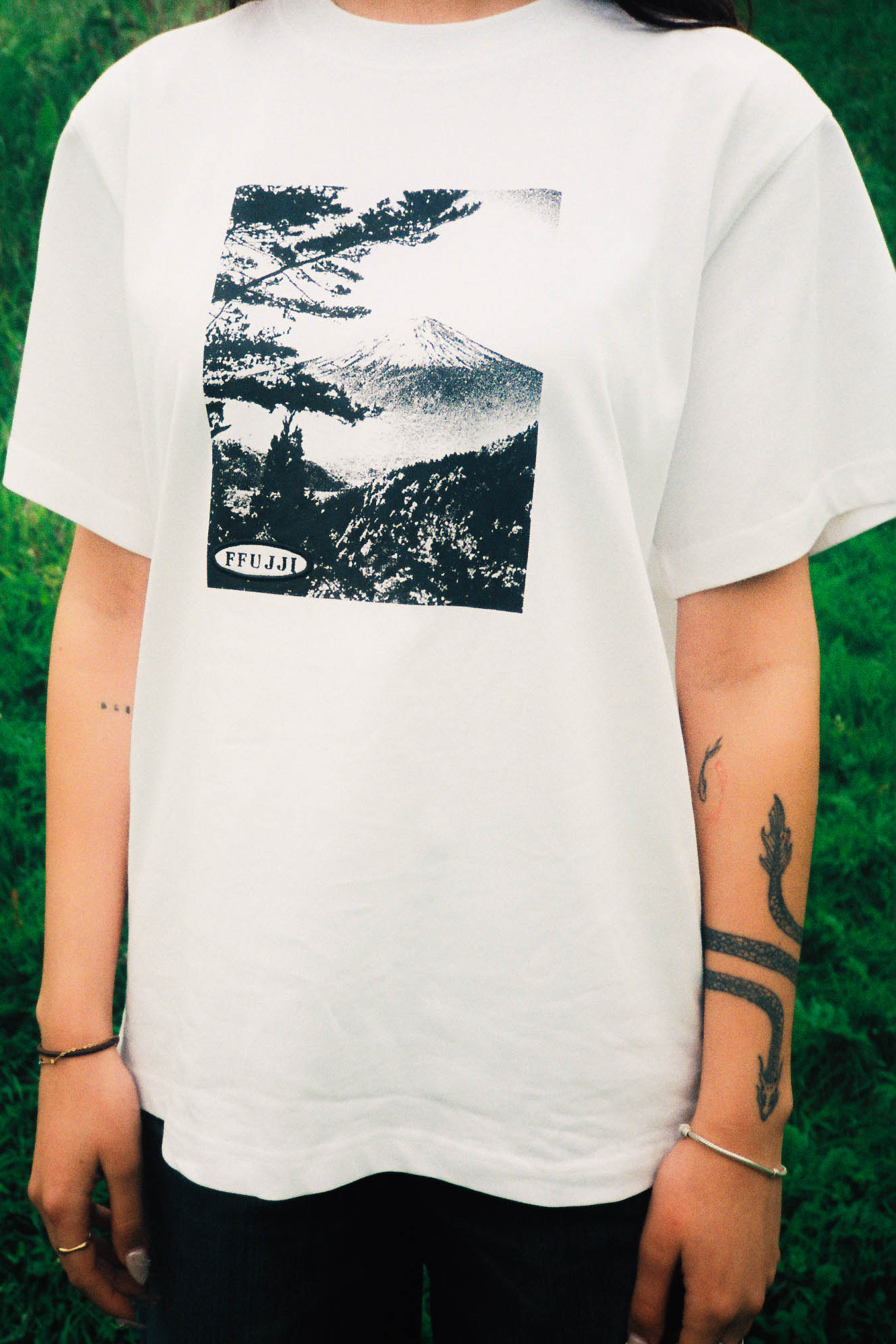 FFUJJI MT Photo T-Shirt lookbook - Japanese mountain tee for outdoor hikers and adventurers